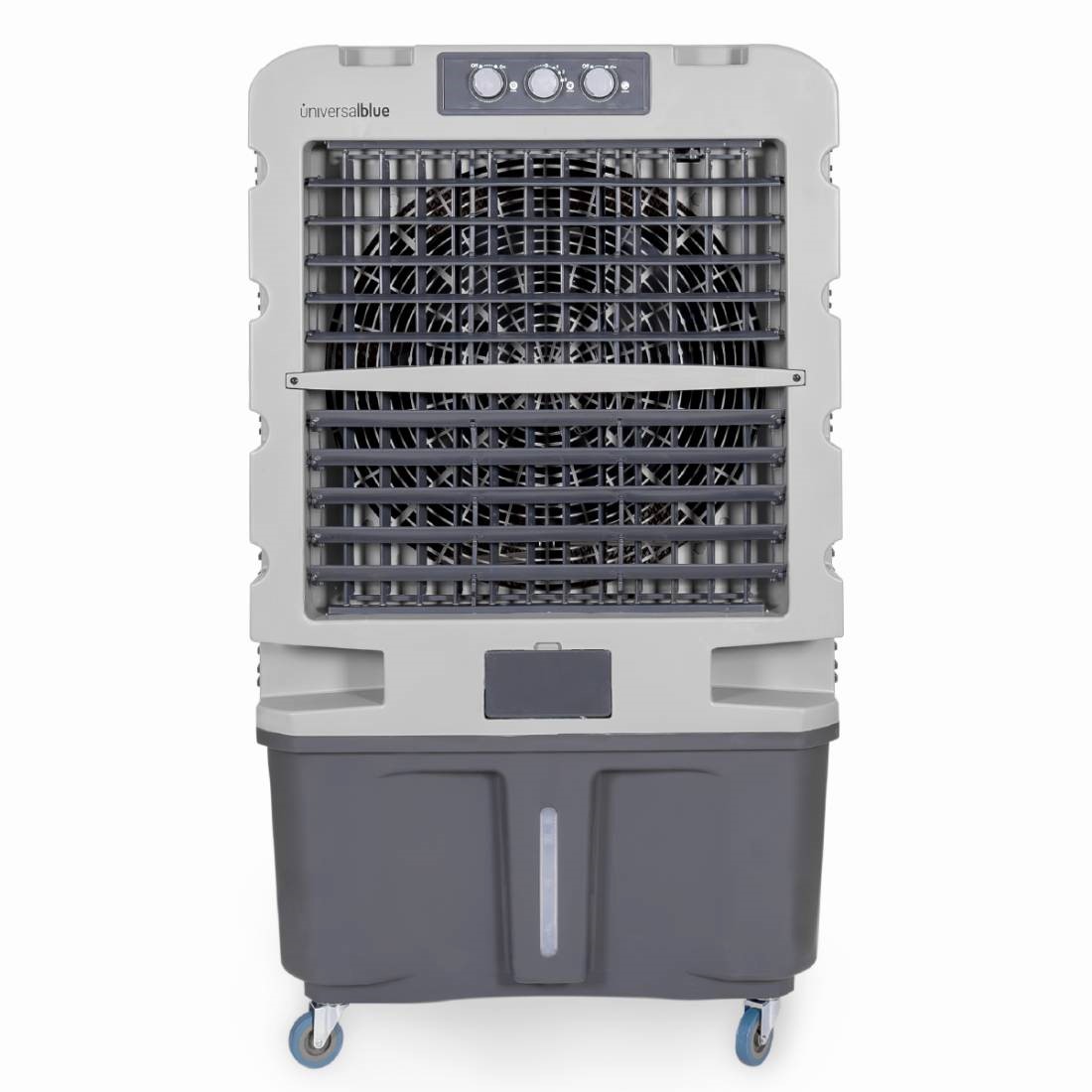 Climatizador evaporativo Universal Blue TULUM 7120, 120 litros, 400W, 10000 m3/h, modo frío y evaporación, 45 - 65dB, gris